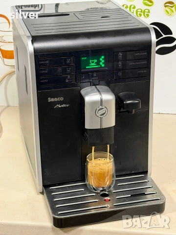 Кафемашина кафе автомат Saeco moltio с гаранция, снимка 4 - Кафемашини - 53456899