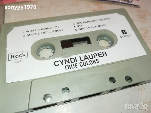 SYNDI LAUPER TRUE COLORS-ORIGINAL TAPE 2112240509, снимка 4 - Аудио касети - 48421414