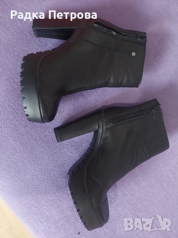 Ботуши на ток, снимка 4 - Дамски ботуши - 52616532