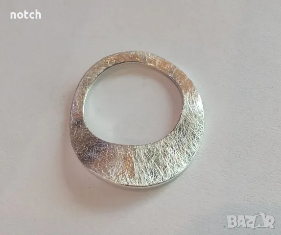 Сребърен пръстен, снимка 4 - Пръстени - 49770377