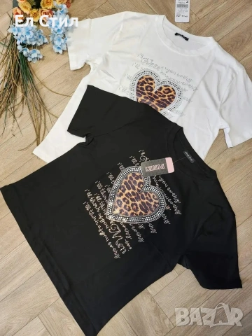 🐼Дамска тениска, универсален размер , снимка 5 - Тениски - 54199638