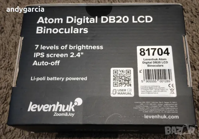 Бинокъл Levenhuk Atom Digital DB20 LCD Рекордер 12x Zoom, 10 години Гаранция пълен комплект, снимка 4 - Екипировка - 46925056