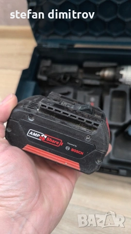 Bosch акумулаторен ударно-пробивен винтоверт gsb 18v-110 плюс 2 батерий 4Ah и зарядно , снимка 11 - Винтоверти - 53746022