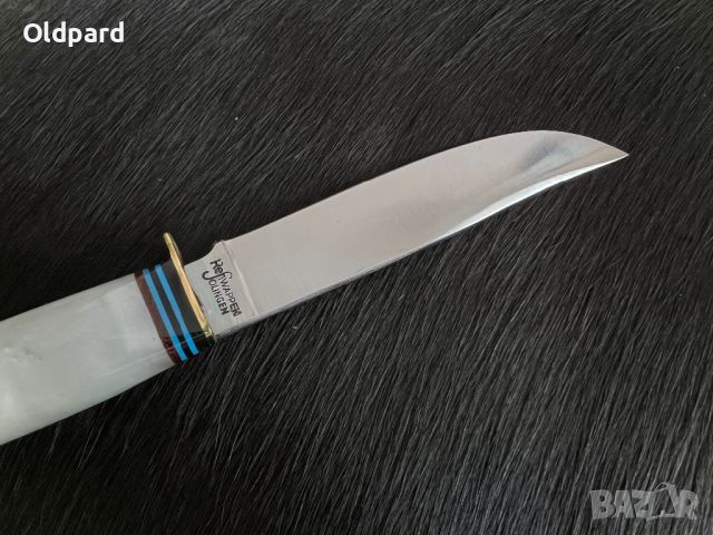 Античен ловен нож (Rehwappen Solingen 70-80 г.) в напълно ново състояние. (Rehw104), снимка 4 - Ножове - 45354470