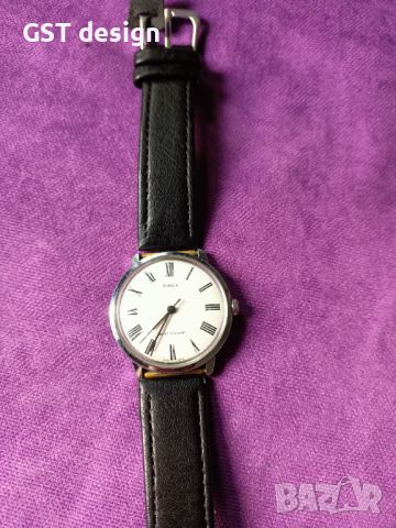 Рядък Американски Часовник Timex 26150 Water resistant Римски цифри Механичен 1970-80, снимка 10 - Мъжки - 46145652