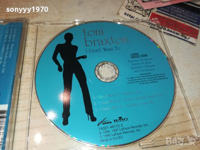 TONI BRAXTON CD-ВНОС GERMANY 1007241515, снимка 2 - CD дискове - 46537210