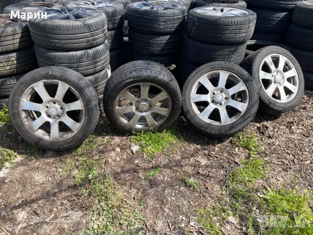 Оригинални джанти 17 цола Mercedes, снимка 6 - Гуми и джанти - 49923511