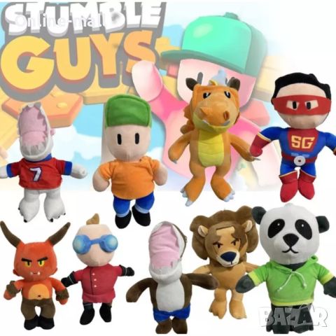 Плюшени играчки Stumble Guys Плюшени Стембъл Гайс, снимка 1 - Плюшени играчки - 46757216