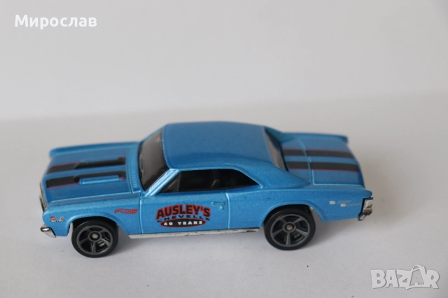 1/64 HOT WHEELS CHEVELLE SS 396 КОЛИЧКА МОДЕЛ, снимка 2 - Колекции - 52920080