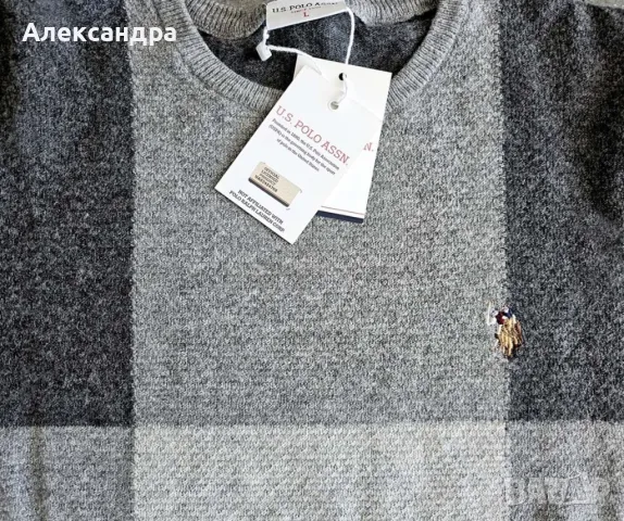 Стилен мъжки пуловер U.S. POLO ASSN, снимка 9 - Пуловери - 48383808