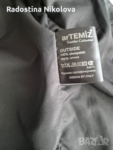 Дамско яке от естествена кожа, снимка 4 - Якета - 53195609