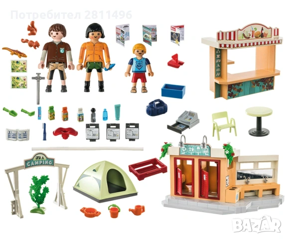 Playmobil - Къмпинг, снимка 7 - Конструктори - 53029348