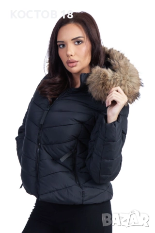 Дамско зимно шушляково яке – 4256, снимка 11 - Якета - 52500746