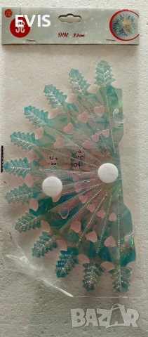 3D Коледна украса – снежинка, звезда, топка с отблясъци, снимка 8 - Други - 51932790