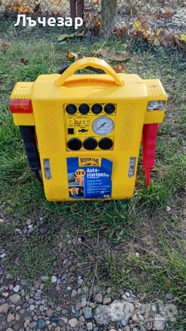 Бустер/Стартово устройство за автомобил с компресор за помпене на гуми, снимка 2 - Друга електроника - 52180993