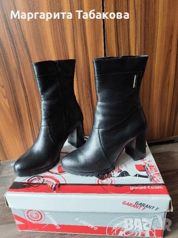 Нови дамски боти на дебел ток 8 см, снимка 2 - Дамски боти - 52864477