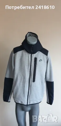 Nike Tech Full Zip Hoodie Mens Size L НОВО!  ОРИГИНАЛ! Мъжки Суитшърт!, снимка 11 - Спортни дрехи, екипи - 48604752