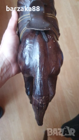 Стар кожен Кон Фигура, снимка 2 - Декорация за дома - 53375851