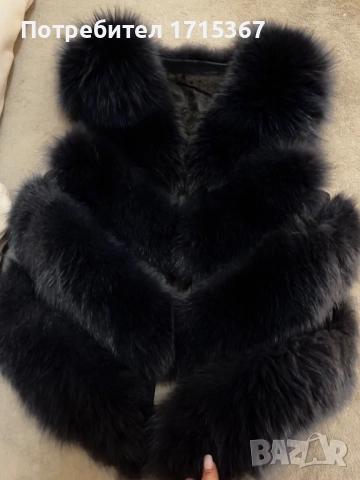 Елек от естествен косъм лисица 