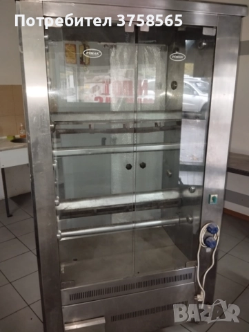 Професионална грил машина на газ 