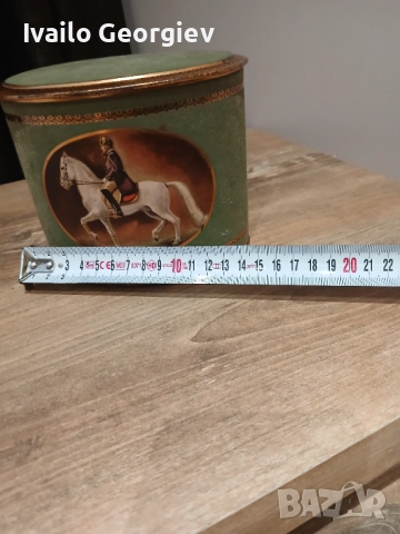 Немска старинна кутия за чай, снимка 5 - Антикварни и старинни предмети - 52188444