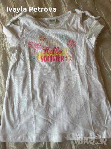 Момичешка блуза за лятото 8-9 годишно, 128-134 см