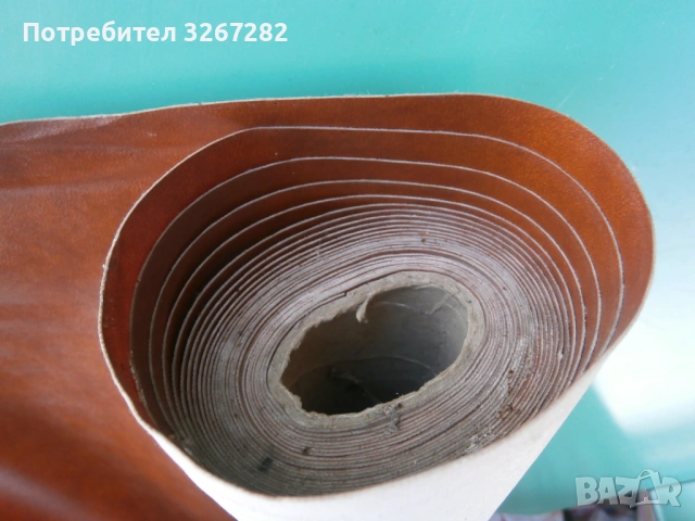 Кожа,Изкуствена,Тапицерия,Кафява,Топ, снимка 11 - Други стоки за дома - 54102086