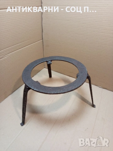 Стар Масивен Саджек Пиростия За Огнище 2.600кг. НОМЕР 1705., снимка 9 - Антикварни и старинни предмети - 53818614