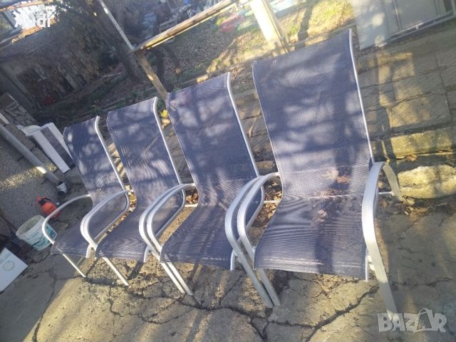 алуминиеви столове за градина, вила, къща, море, басейн, плаж, къмпинг, риболов,каравана,кемпер., снимка 10 - Градински мебели, декорация  - 45901308