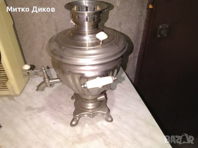 Самовар руски чайник на ток отличен , снимка 1 - Аксесоари за кухня - 45585762