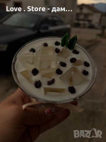 Подарък ароматна свещ , снимка 9 - Ръчно изработени сувенири - 53614193