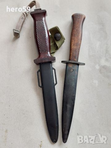 /DDR Paratrooper Knife/Немски нож парапропър 1955 и украински нож на батальон Азов 2014, снимка 2 - Антикварни и старинни предмети - 45301441