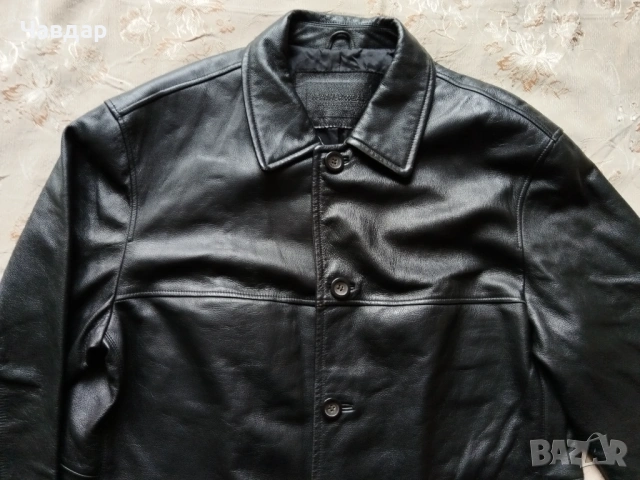 Мъжко кожено яке CANDA - размер XL/XXL