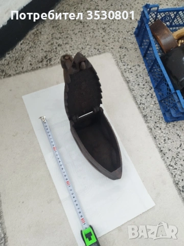 Стара автентична ютия на жар , снимка 3 - Други ценни предмети - 53455005