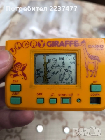 casio Стара игра  гладния жирав , снимка 2 - Други игри и конзоли - 54106462