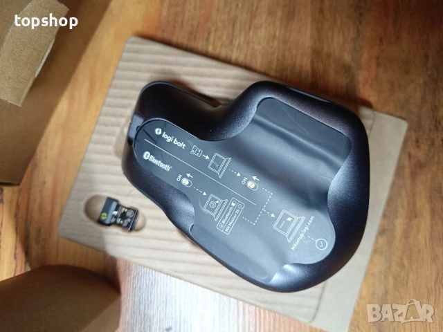 ЧИСТО НОВА С ЛЕПЕНКА Безжична мишка Logitech MX Master 3S ултрабързо скролиране, ергономична, 8K DPI, снимка 14 - Клавиатури и мишки - 51628723