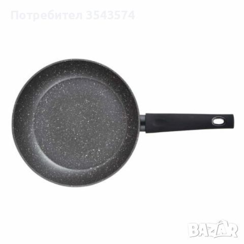 Тиган Goldmann GM 1301-26, 26x5см., Алуминий, Мрам. покр., Черен, снимка 2 - Съдове за готвене - 45201703