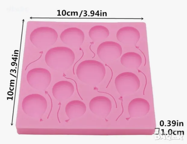 Силиконов Молд Балони     3475, снимка 2 - Форми - 47073222