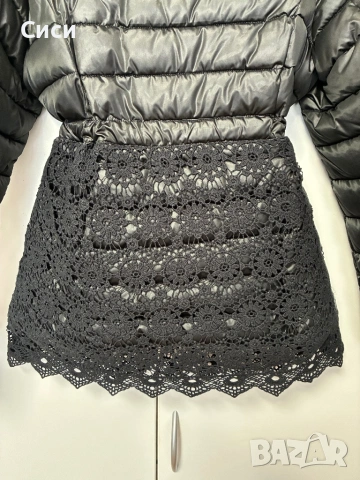 Черно яке с дантела, снимка 3 - Якета - 53197146