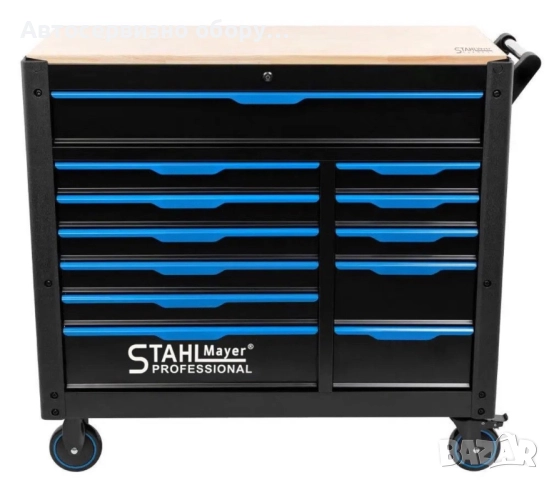 Професионален шкаф с инструменти STAHLMAYER JUMBO XXL – 501 части, снимка 4 - Други инструменти - 51624655