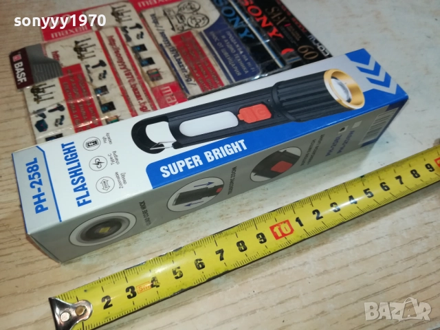 LED ФЕНЕР-USB ЗАРЯД 0309251944, снимка 2 - Лед осветление - 51596662