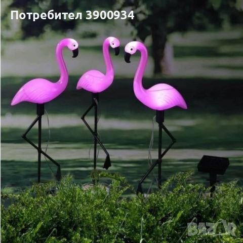 Декоративна соларна лампа във формата на фламинго, снимка 10 - Соларни лампи - 46366603