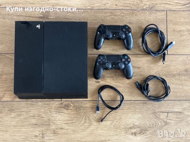 PS4 500gb с два джойстика и игра, снимка 1 - PlayStation конзоли - 46366599