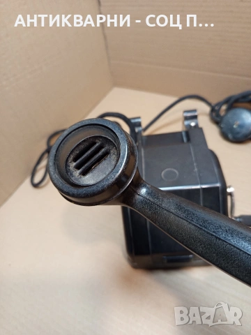 Соц Стар Бакелитен Телефон С Манивела. Номер 620., снимка 6 - Антикварни и старинни предмети - 53250062