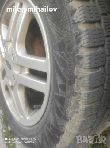 алуминиеви джанти с зимни гуми за форд фокус, снимка 2 - Гуми и джанти - 52279364