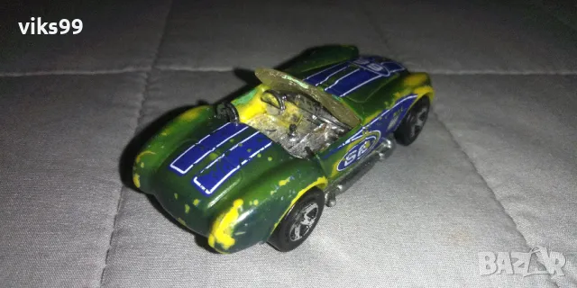 Hot Wheels 1982 Classic Cobra Green 1:64, снимка 4 - Колекции - 48248941