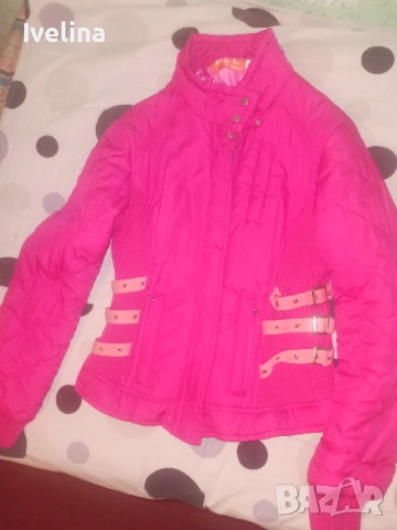 Дамско розово яке, снимка 2 - Якета - 53397218