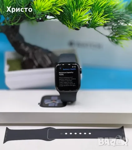 ГАРАНЦИОНЕН!!! Смарт часовник Apple Watch SE2, 40 мм, Midnight, снимка 5 - Смарт часовници - 49217134