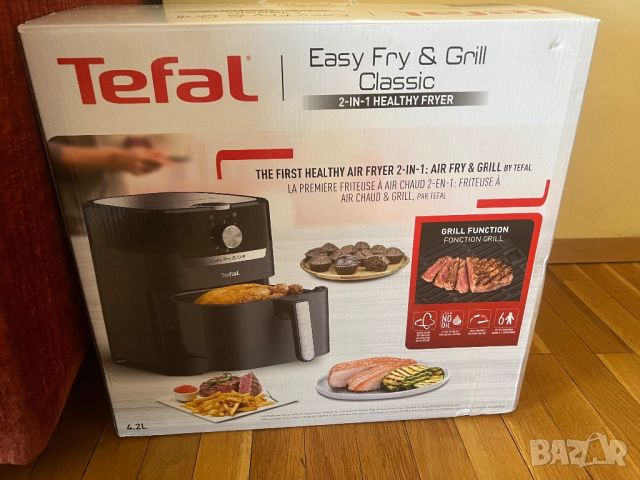 Tefal Easy Fry&Grill 2in1 еър фрайър, снимка 1 - Уреди за готвене на пара - 46254806
