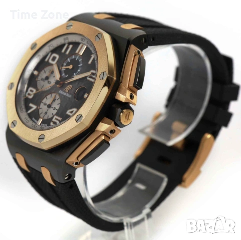 Audemars Piguet Royal Oak Offshore Chronograph 44mm Black Pink Gold Различни Варианти, снимка 3 - Мъжки - 54047710